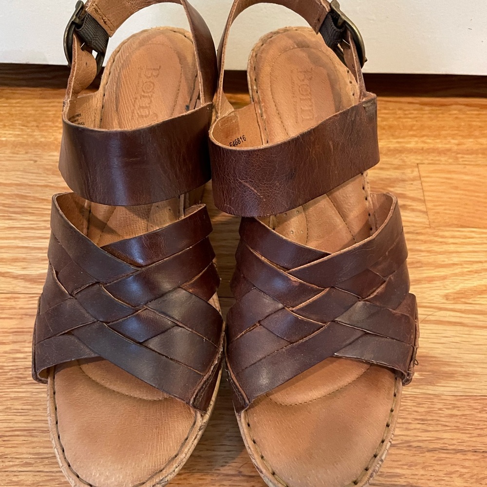 Born Wedge Sandals - Brand New